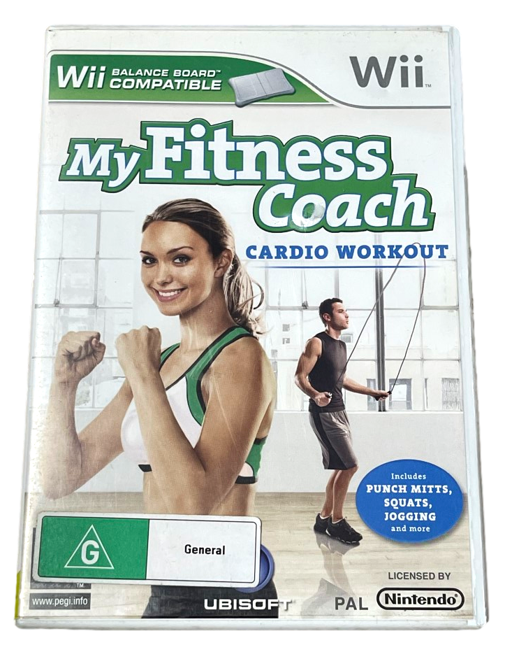 My Fitness Coach Cardio Workout Nintendo Wii PAL Complete Wii U Comp