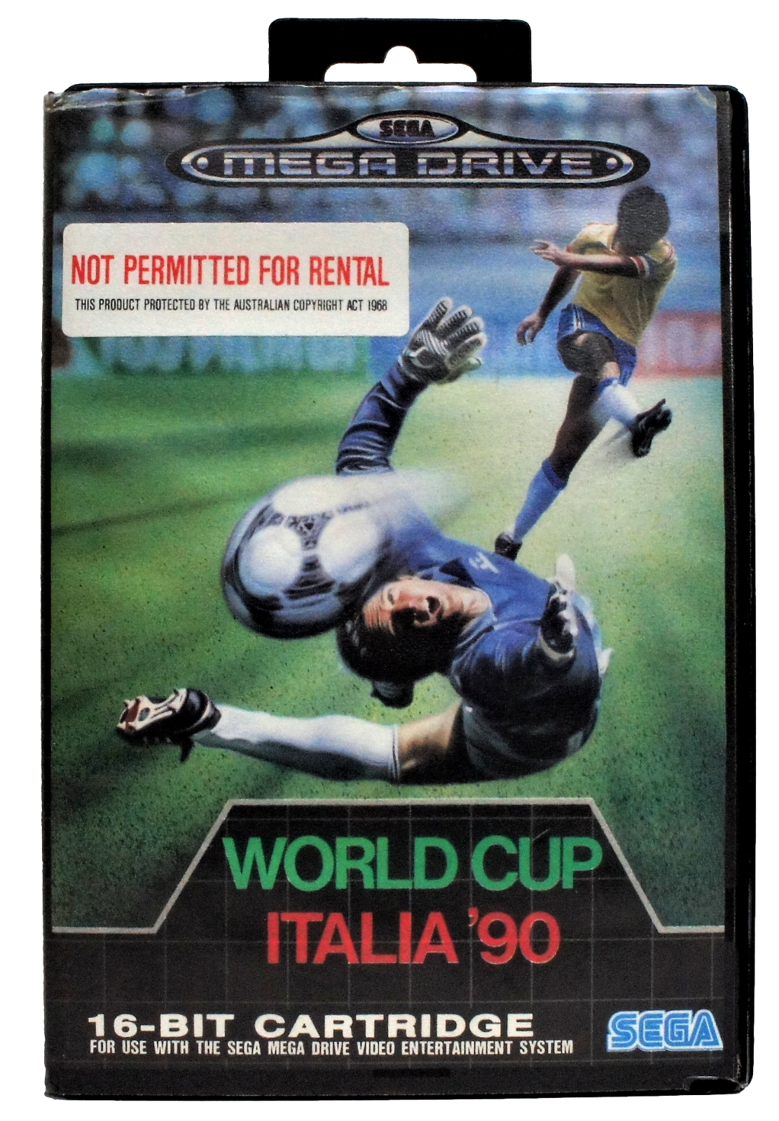 World Championship Soccer Damaged Sega Genesis Complete 