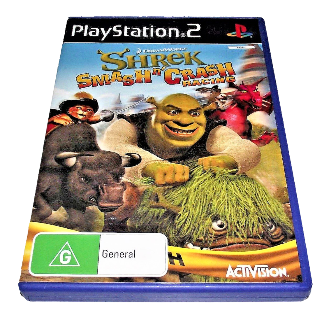  Shrek Smash 'N' Crash Racing - PlayStation 2 : Artist Not  Provided: Video Games