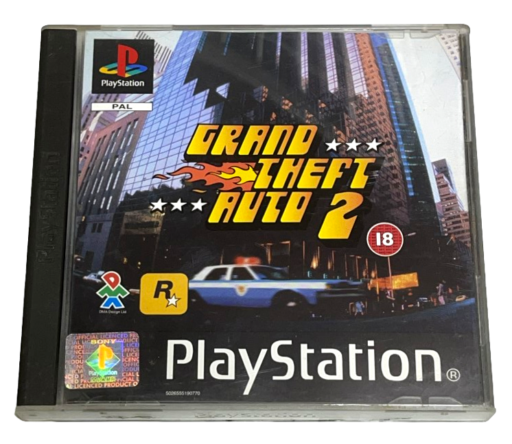 meddelelse Nedsænkning Fakultet Grand Theft Auto 2 PS1 PS2 PS3 PAL *Complete with Map* (Preowned)
