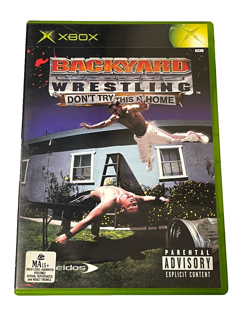 Backyard Wrestling Don t Try This at Home Xbox Original PAL Complete