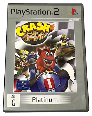 Crash Nitro Kart PS2 (Platinum) PAL "Crash Bandicoot" *No Manual* (Preowned)