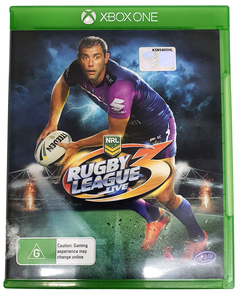 NRL Rugby league Live 3 Microsoft Xbox One (Pre-Owned)
