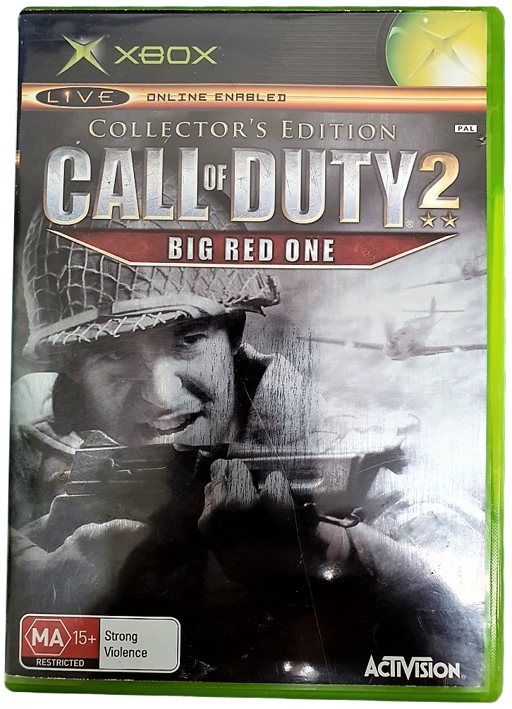 Call of Duty 2 Big Red One Collector's Edition XBOX Original PAL *Complete* (Pre-Owned)
