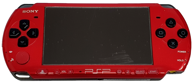 Genuine Sony PSP-3006 Portable PlayStation Console Radiant Red (Pre-Owned)