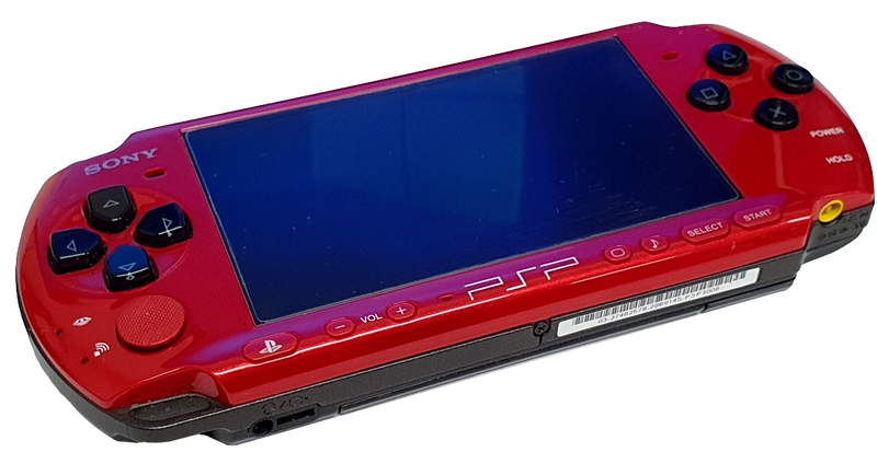 Genuine Sony PSP 3006 Portable PlayStation Console Radiant Red Pre Ow
