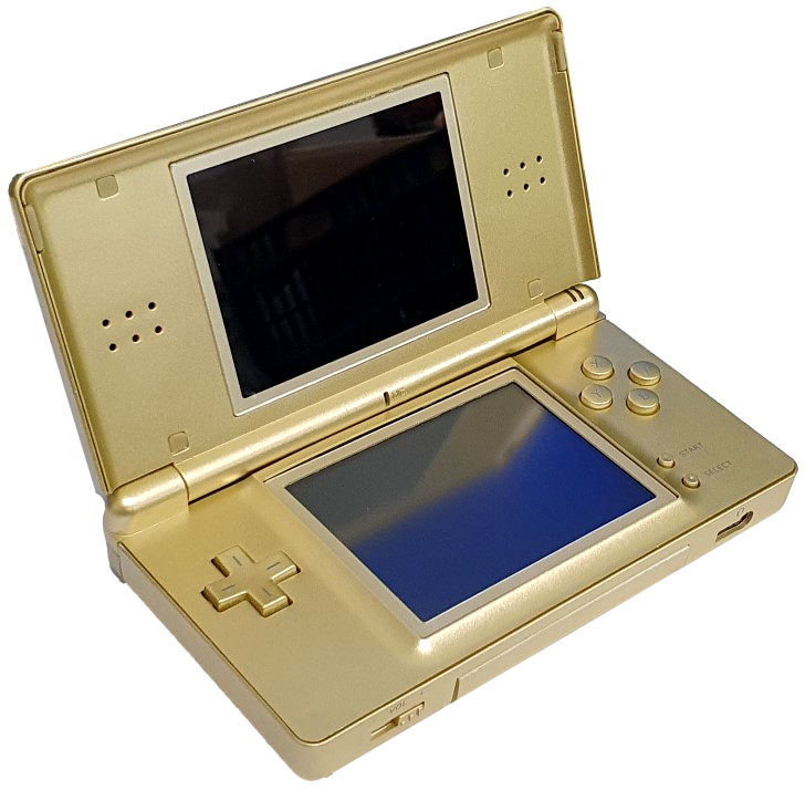 Nintendo DS Lite Legend of Zelda Phantom Hourglass Gold Retrofit + USB Charger (Refurbished)