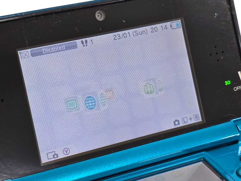 Aqua Blue Nintendo 3DS  Console Boxed with 2GB SD Card (Pre-Owned)