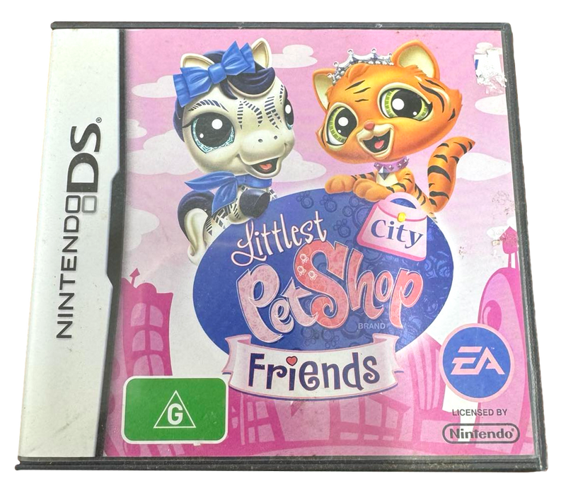 Littlest Pet Shop City Friends Nintendo DS 2DS 3DS Game *No Manual* (Preowned)