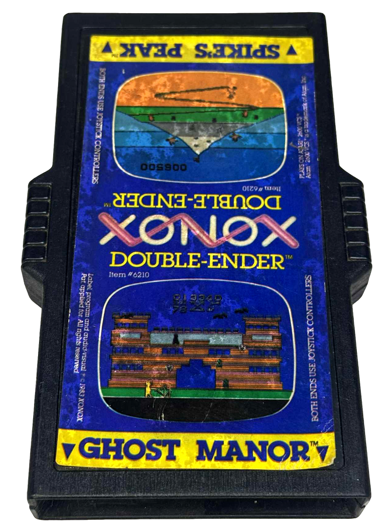 XONOX Double Ender Ghost Manor / Spike's Peak Atari 2600 *Cartridge Only*