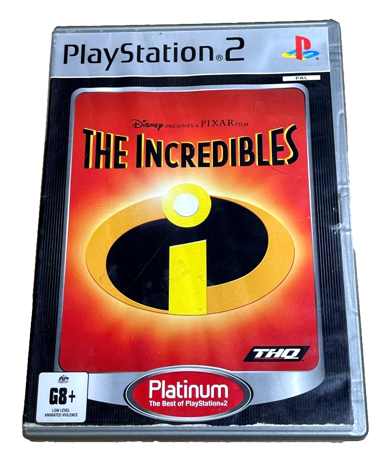 The Incredibles PS2 (Platinum) PAL *Complete* (Preowned)