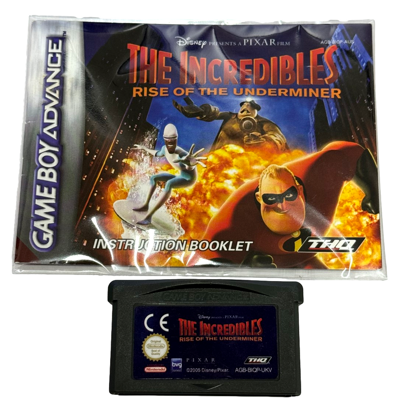 The Incredibles Rise of the Underminer Nintendo GBA *Manual Included* (Preowned)