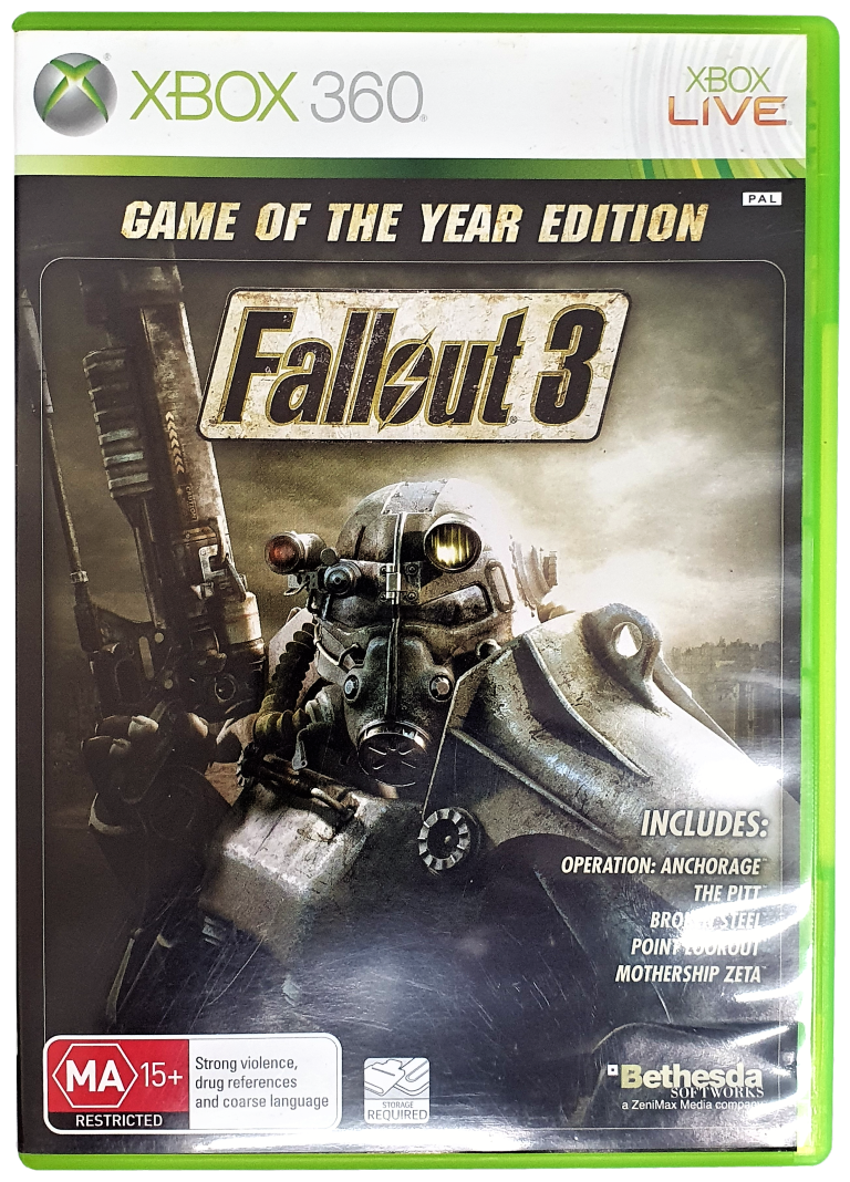 Fallout 3 GOTY Edition XBOX 360 PAL (Preowned)