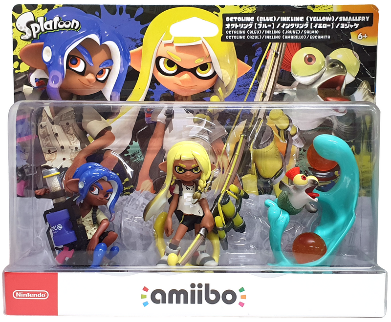 Splatoon 3 Octoling Inkling and Smallfry Nintendo Amiibo Boxed Japanese Stock