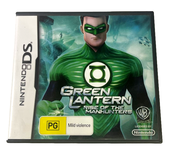 Green Lantern Rise of the Manhunters Nintendo DS 2DS 3DS Game *No Manual* (Preowned)