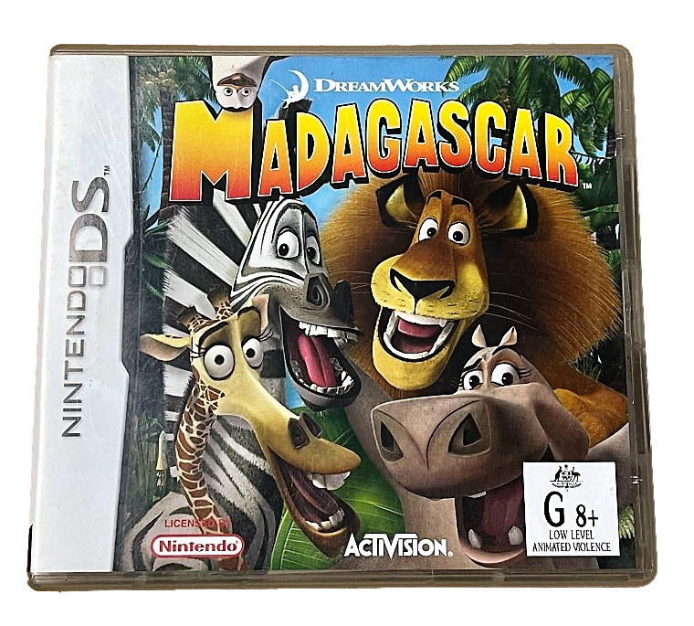 Madagascar Nintendo DS 2DS 3DS Game *Complete* (Preowned)