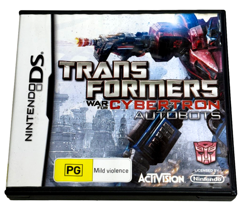 Transformers War for Cybertron Autobots Nintendo DS 2DS 3DS Game *Complete* (Preowned)