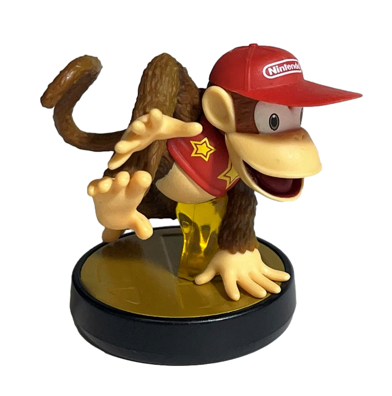 Super Smash Bros Collection N0.14 Diddy Kong Nintendo Amiibo Loose (Preowned)