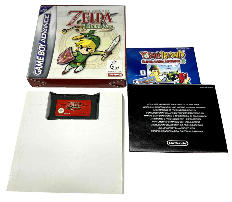 The Legend Of Zelda The Minish Cap Nintendo Gameboy Advance *No Manual* Boxed3