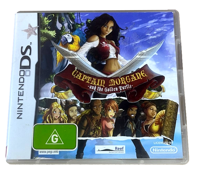 Captain Morgane and the Golden Turtle Nintendo DS 2DS 3DS Game *Complete* (Preowned)