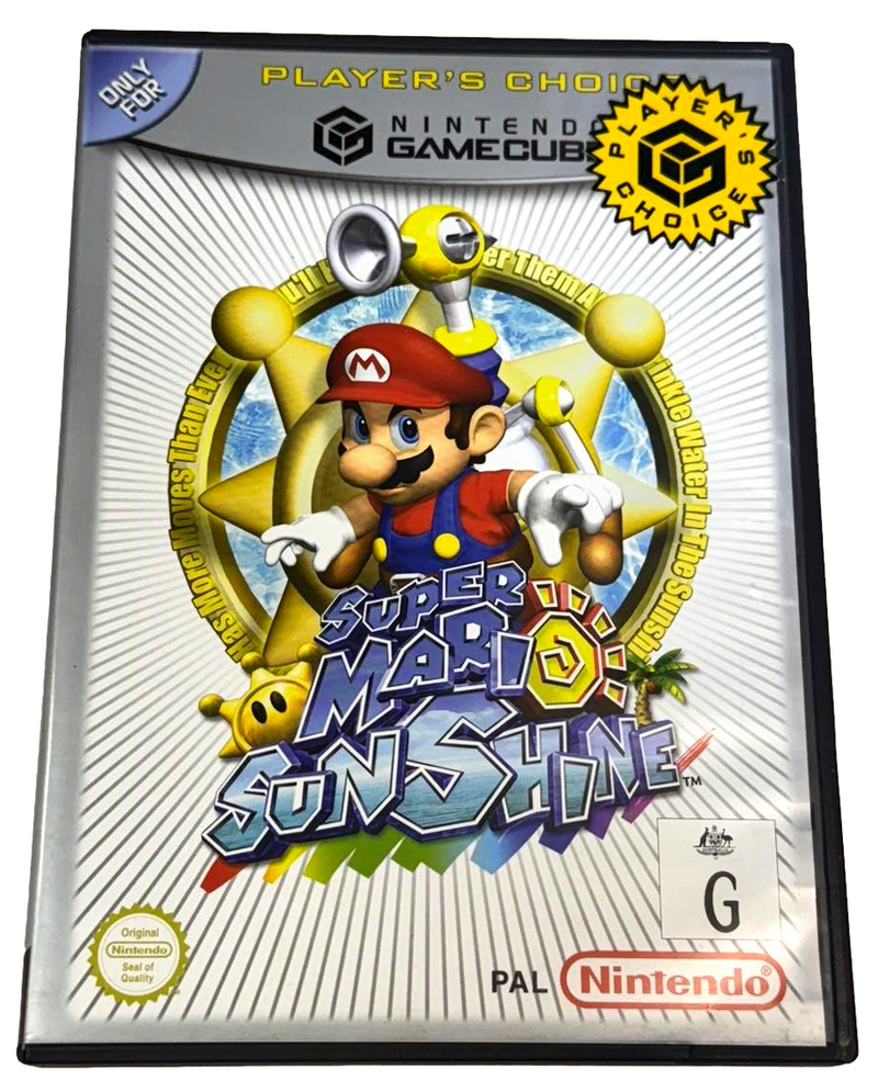 Super Mario Sunshine Nintendo Gamecube PAL *Complete* (Players Choice) (Preowned)