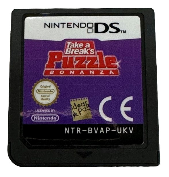 Take a Break's Puzzle Bonanza Nintendo DS 2DS 3DS *Cartridge Only* (Preowned)