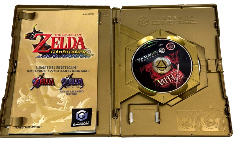 The Legend of Zelda The Wind Waker Nintendo GameCube PAL *Complete* Gold Case (Preowned)