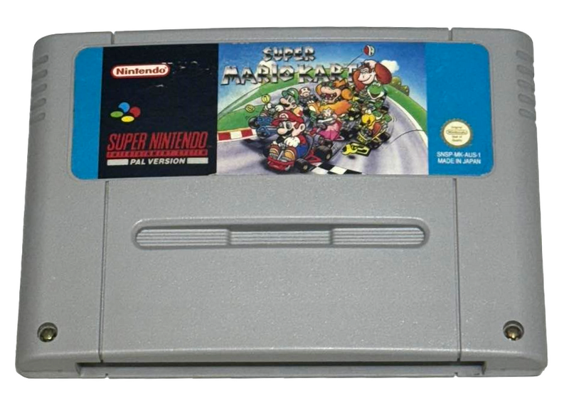 Mario Kart Super Nintendo SNES PAL