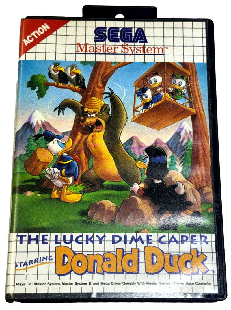 The Lucky Dime Caper Starring Donald Duck Sega Master System *Complete* (Preowned)