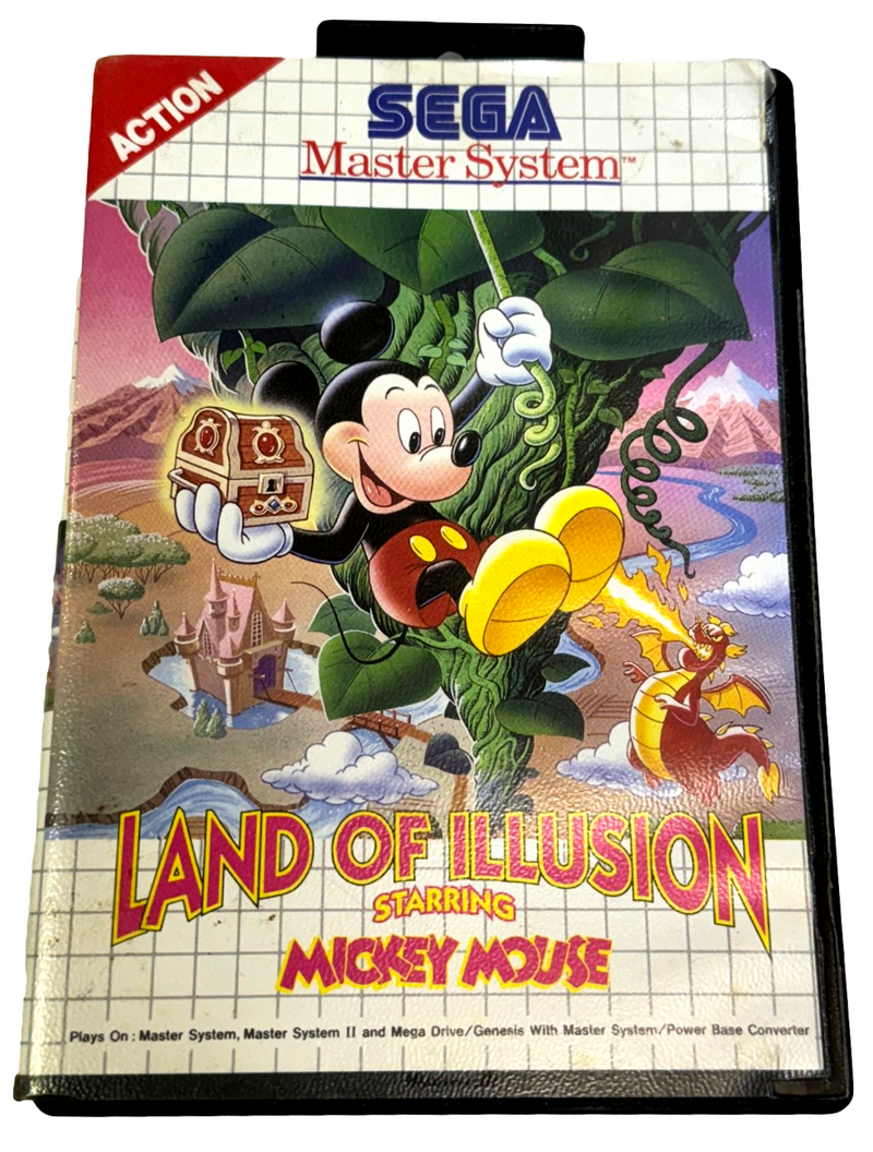 Land of Illusion Starring Mickey Mouse Sega Master System *No Manual* (Preowned)