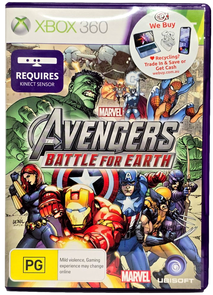 Marvel The Avengers Battle For Earth XBOX 360 PAL (Preowned)