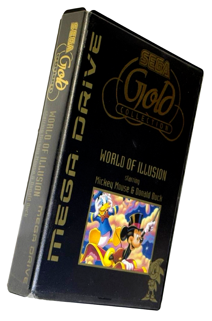 World of Illusion Starring Mickey Mouse Donald Duck Sega Mega Drive *Complete* (Preowned)