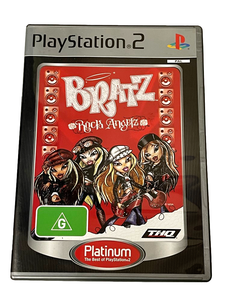 Bratz Rock Angelz PS2 (Platinum) PAL *Complete* (Preowned)