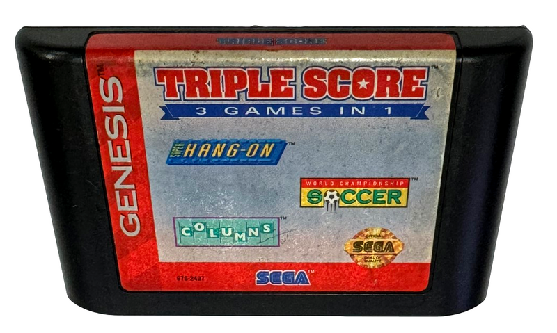 Triple Score 3 Games in 1 Sega Mega Drive *Cartridge Only* (Genesis) (Preowned)