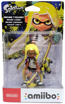 Splatoon Collection Inkling Yellow Nintendo Amiibo Boxed