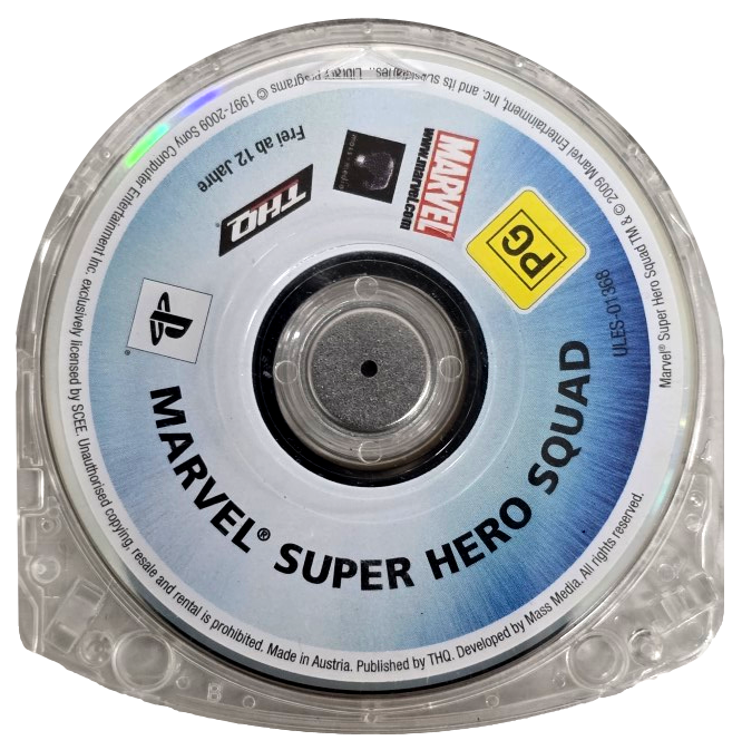 Marvel Super Hero Squad Sony PSP Game Disc Only (Preowned)