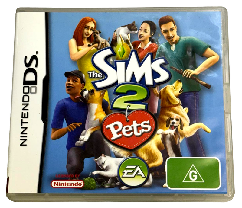 The Sims 2 Pets Nintendo DS 2DS 3DS Game *Complete (Preowned)