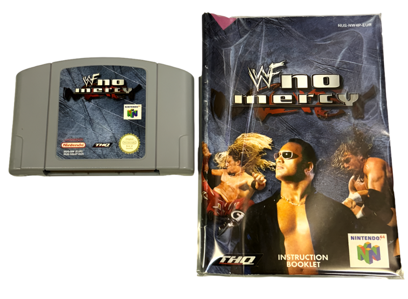 WWF No Mercy Nintendo 64 N64 PAL with Manual