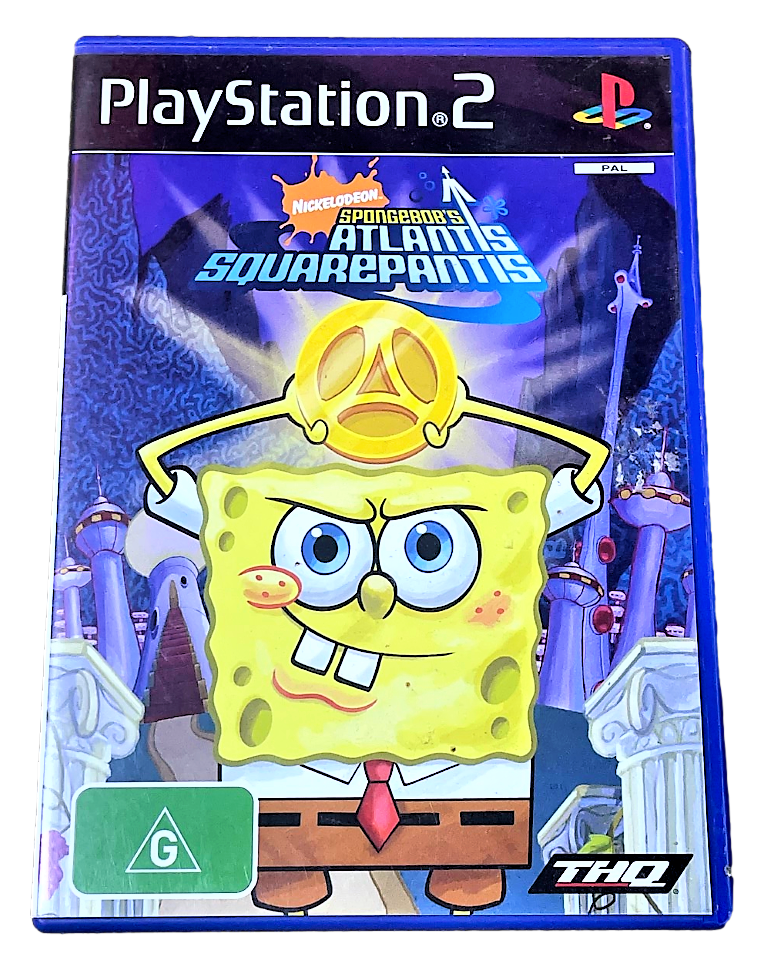 SpongeBob's Atlantis SquarePantis PS2 PAL *Complete* (Preowned)