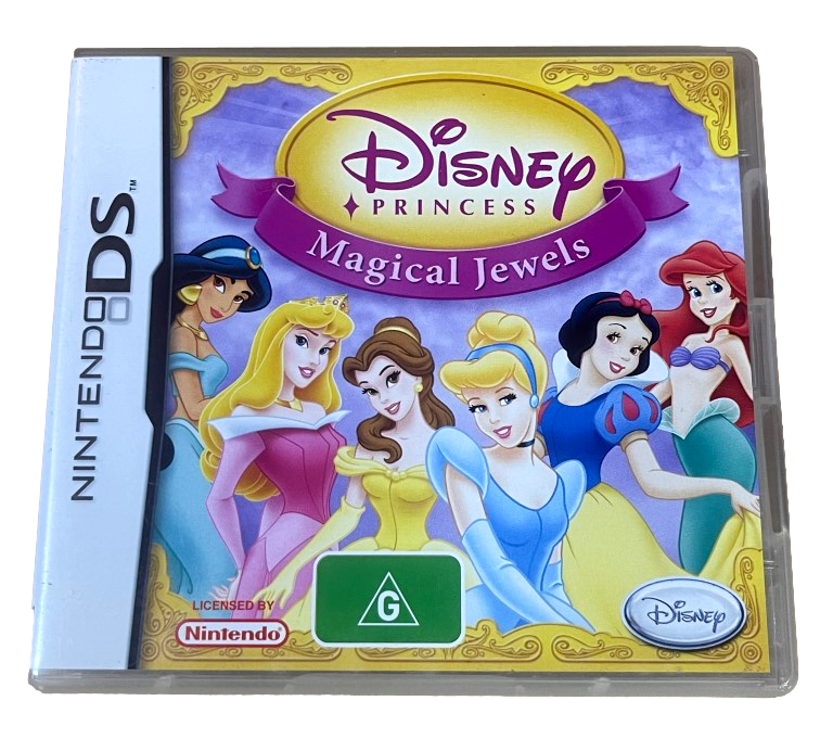 Disney Princess Magical Jewels Nintendo DS 2DS 3DS Game *Complete* (Preowned)