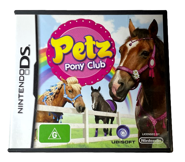 Petz Pony Club DS 2DS 3DS Game *No Manual* (Preowned)