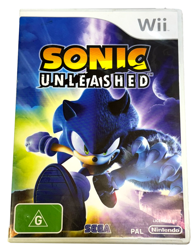 Sonic Unleashed Nintendo Wii PAL *Complete* Wii U Compatible (Preowned)
