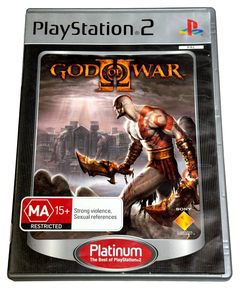God of War II PS2 PAL (Platinum) *Complete* (Preowned)