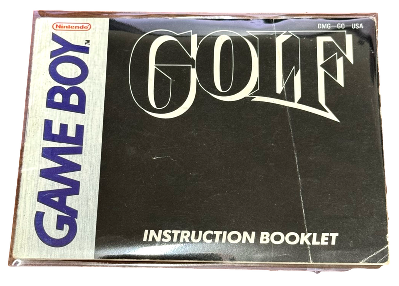 Golf Nintendo Gameboy *Manual Only* (Preowned)