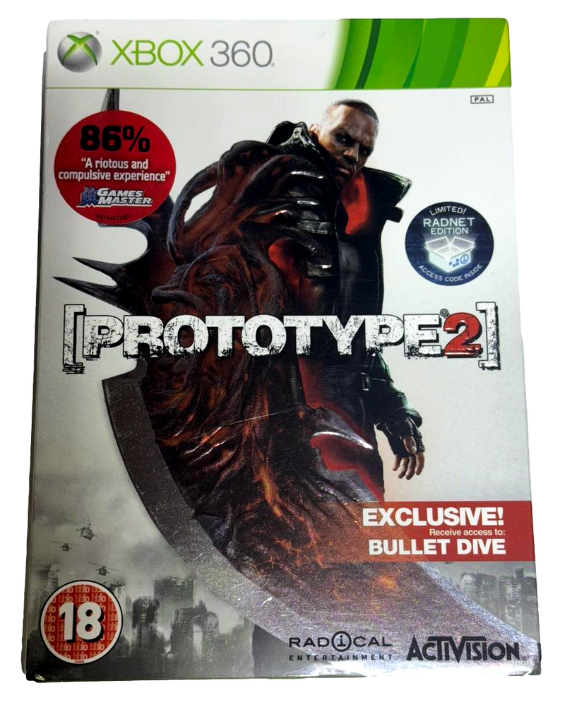 Prototype 2 XBOX 360 PAL With Bonus CD (Preowned)