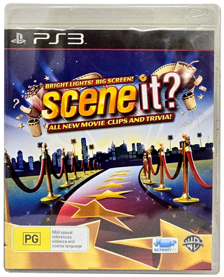 Scene It? Bright Lights! Big Screen! Sony PS3 PAL PlayStation 30