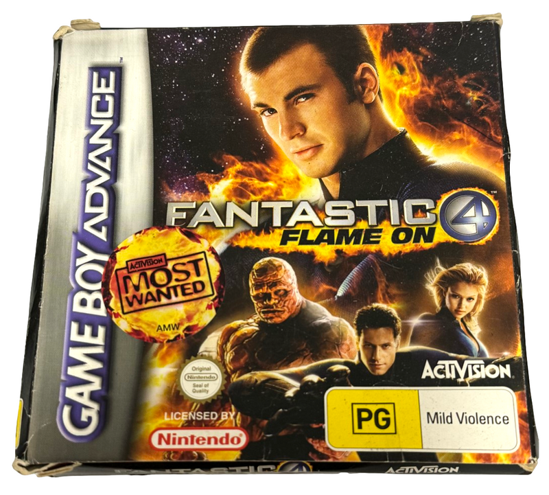 Fantastic 4 Flame On Nintendo Gameboy Advance GBA *Complete* Boxed (Preowned)