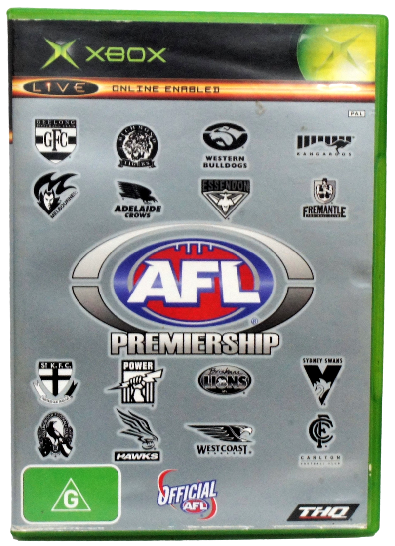 AFL Premiership Xbox Original PAL *Complete* (Preowned)