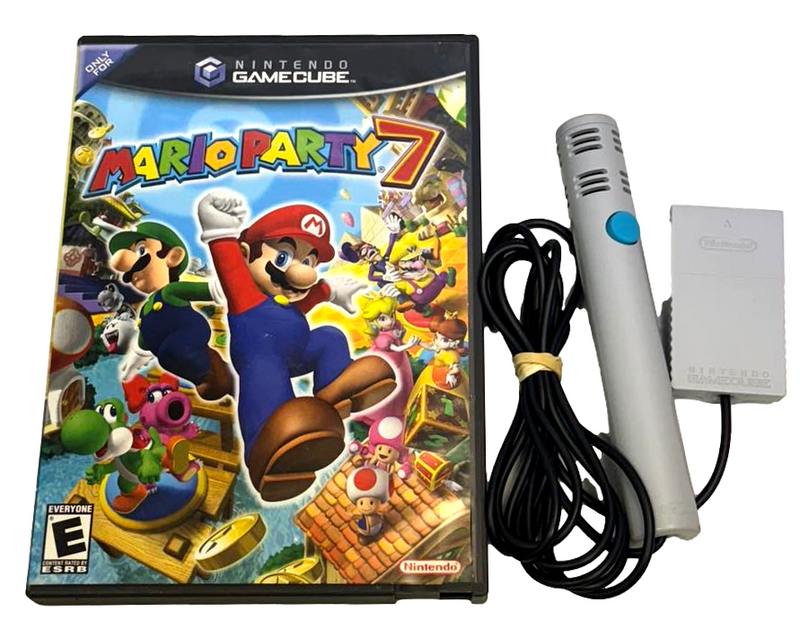 Mario Party 7 Nintendo Gamecube NTSC *No Manual* with Microphone (Preowned)