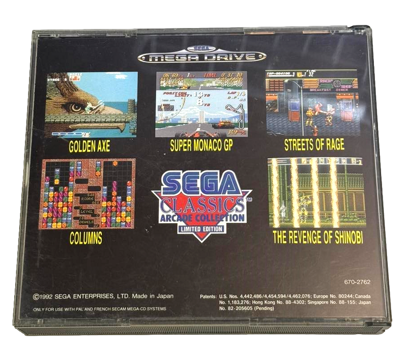 Sega Classic Arcade Collection Mega CD PAL *Complete* (Preowned)